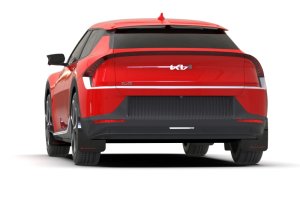 Kia EV6 Mud Flap Kit - Rally Armor - UR Black Flap/Dark Grey Logo - Black - `22-`25